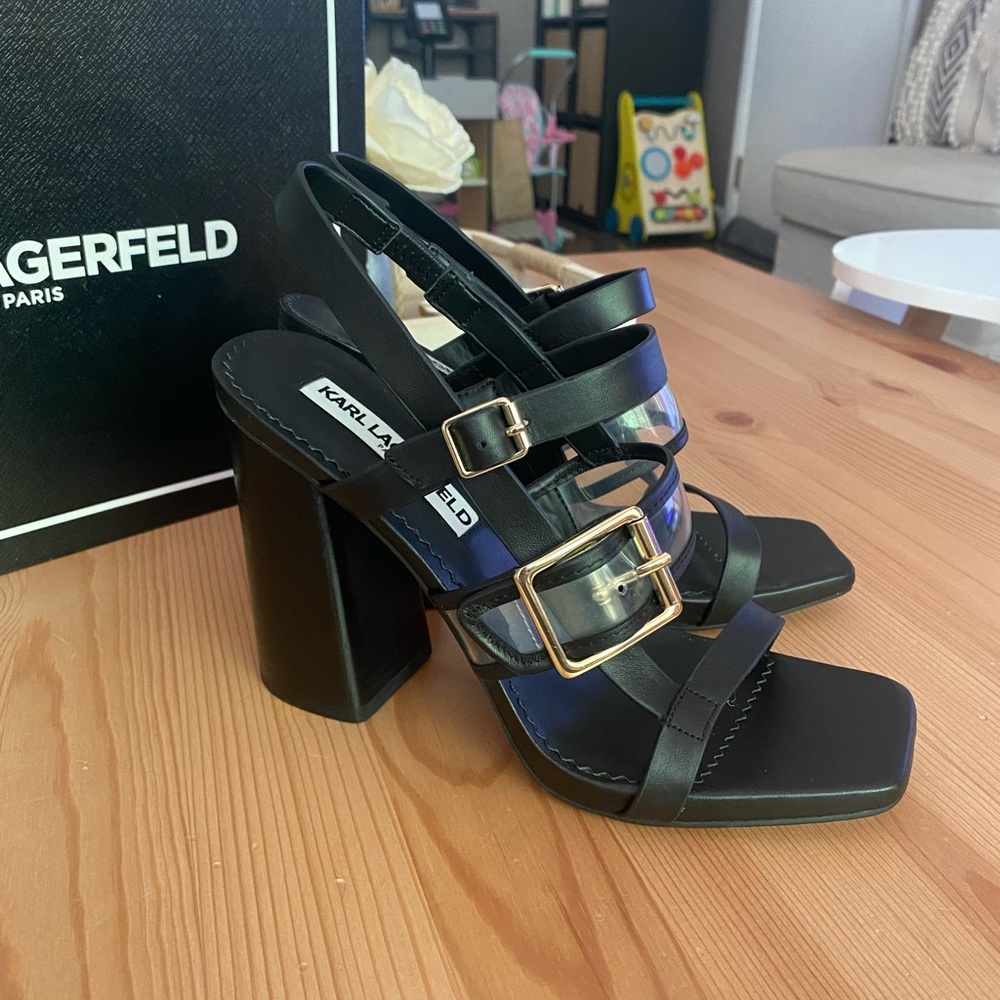 KARL LAGERFELD sandals sz 7